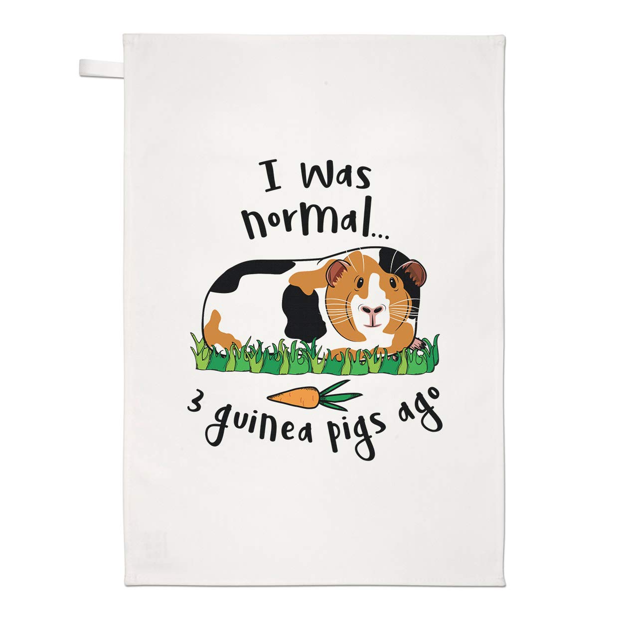 I was Normal 3 Guinea Pigs Ago Tea Towel Dish Cloth