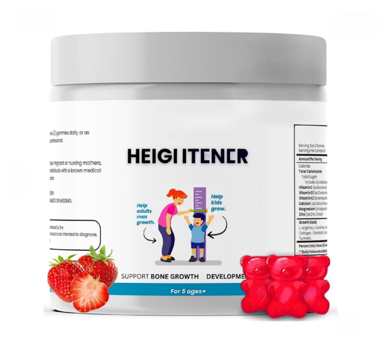Height Boost – Fördert das natürliche Höhenwachstum bei Jugendlichen und Erwachsenen,1pcs