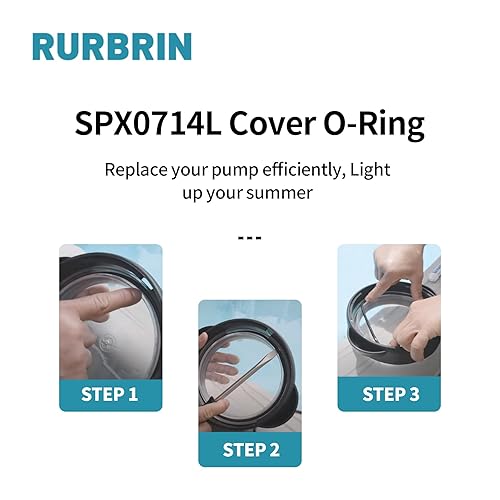Miniatura 7 de (1 unidad) SPX0714L - Junta tórica para válvula Hayward Vari-Flo XL modelo SP0714T O-336 y sistemas de filtro de arena