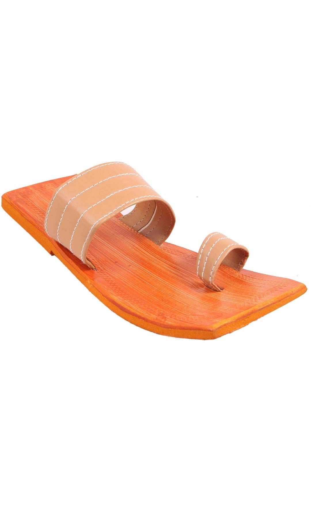 Royal Luxury & Traditional Paduka-Style Handcrafted Ethnic Kolhapuris Chappals/Sandals for Men