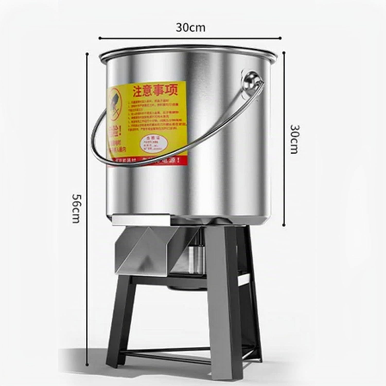 Procesadora De Alimentos para Aves Y Trituradora con 4 Cuchillas, 50–120 Kg/H. Picadora Multifuncional De Verduras para Granjas, Ganadería Y Ganadería. 1300W