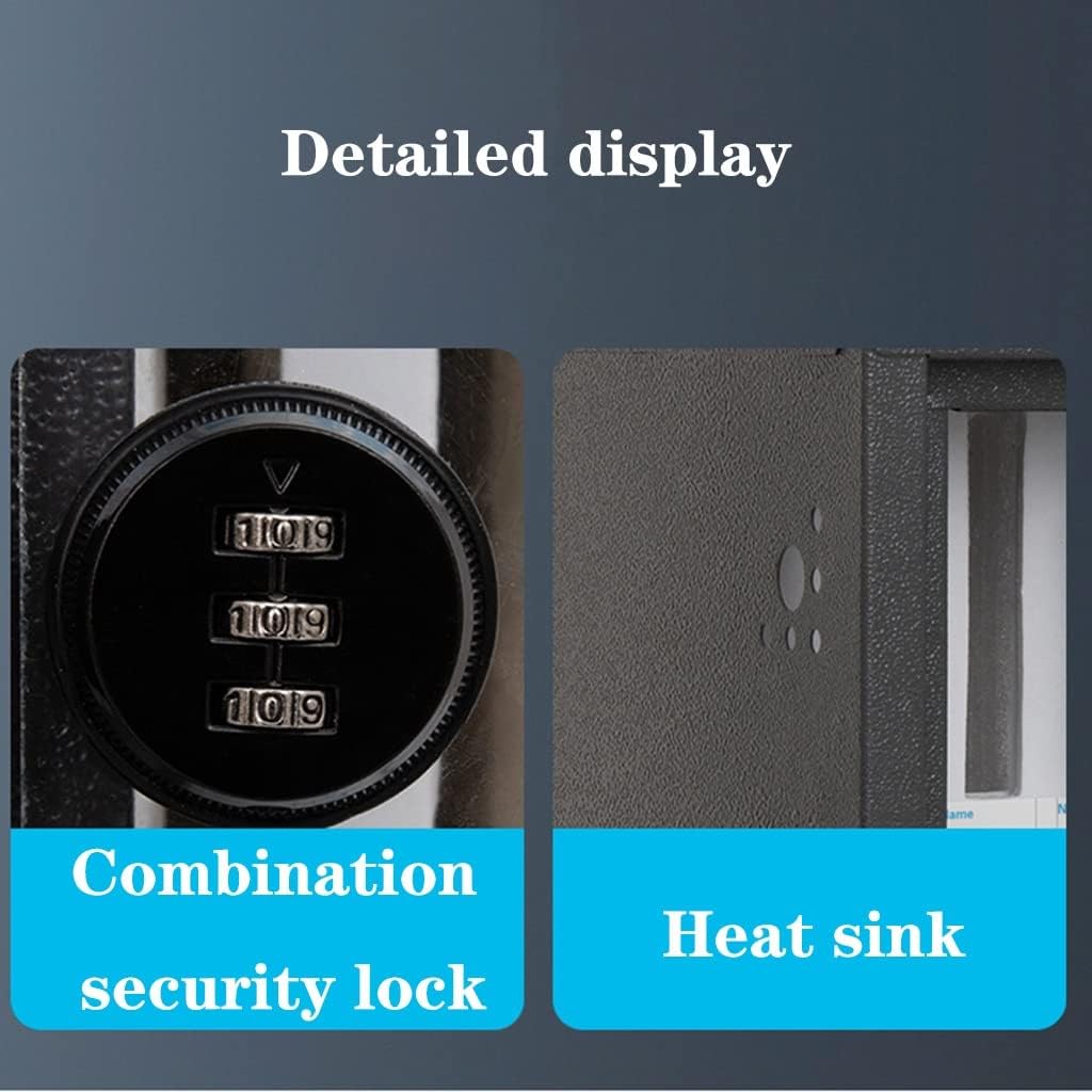 Mobile Phone Storage Cabinet with Combination Lock - Secure Mobile Phone Safe Deposit Box, Organizer for School & Office, Holds 12-60 Devices, Ideal for Safe Storage Solutions.