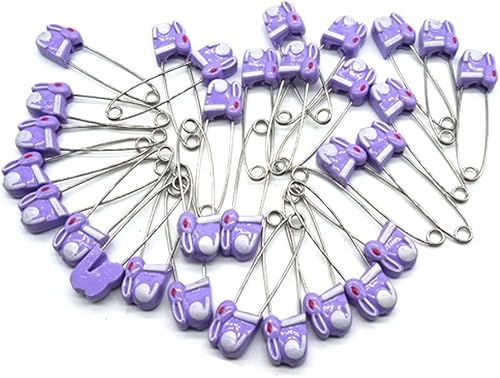 Miniatura 4 de Adorables pasadores de seguridad de animales para bebé, clips seguros para sujetar ropa de bebé, servilletas de pañales, acero inoxidable, 2.0 in,
