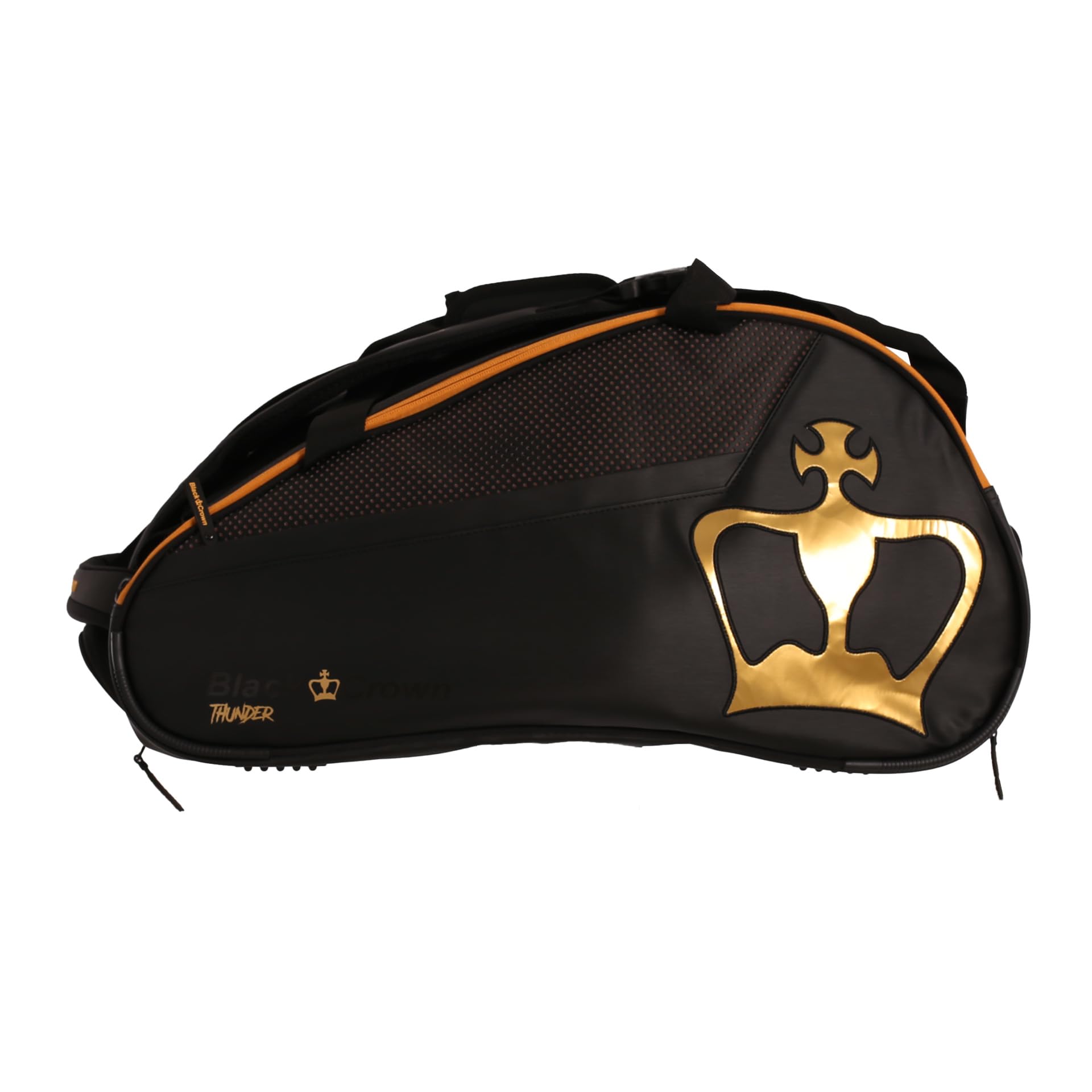 Black Crown - Paletero de Pádel Thunder - Compartimento térmico para 2 Palas - Espacio para Ropa y Calzado - Bolsillos Exteriores - Bolsillo para Zapatillas - Material PU y poliéster