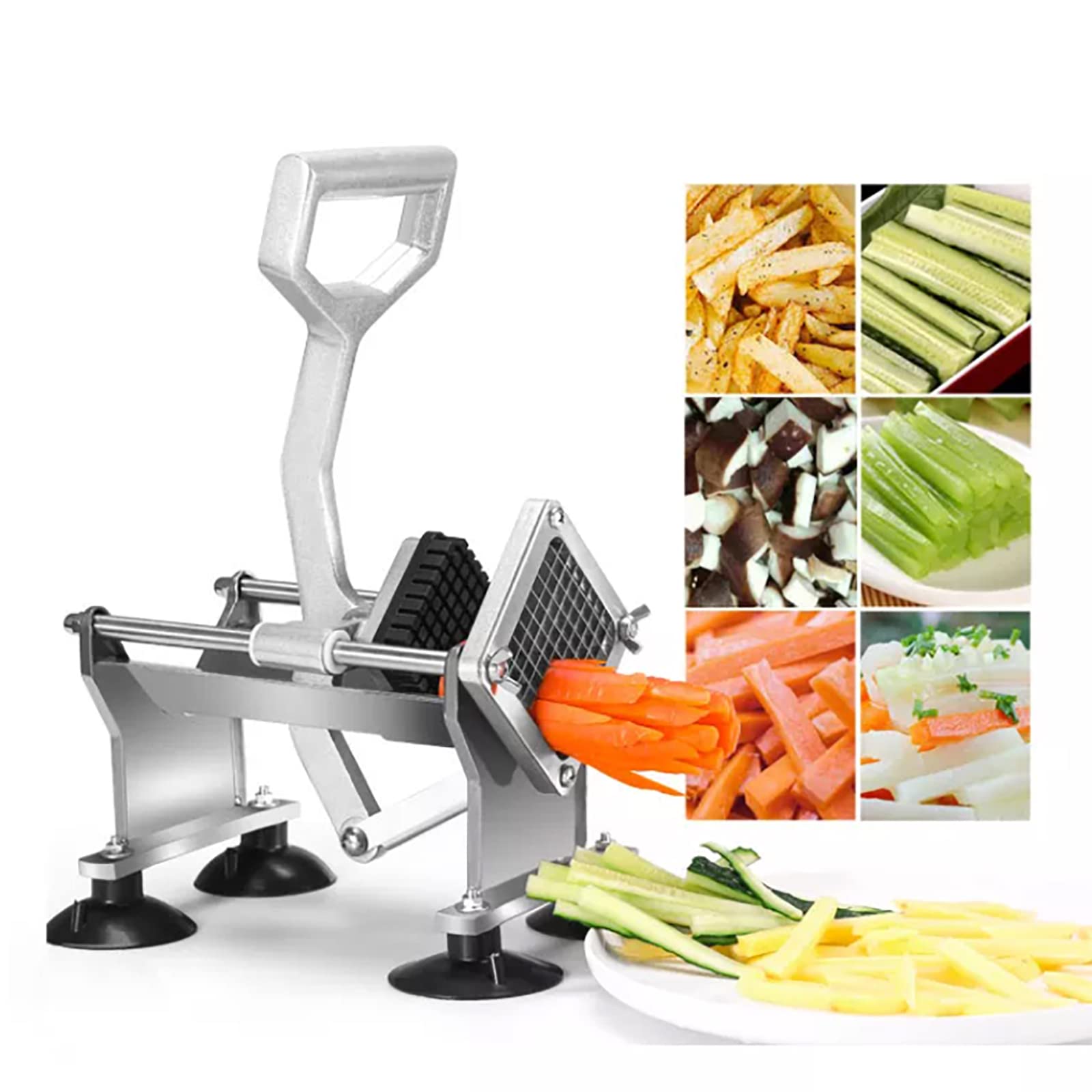 Amazon｜フライドポテトカッター、商用野菜フルーツチョッパー、8
