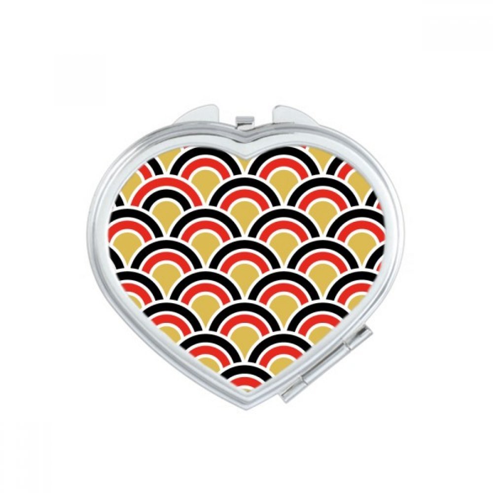 Miroir de maquillage compact fan sakura grue pour vos retouches en voyage
