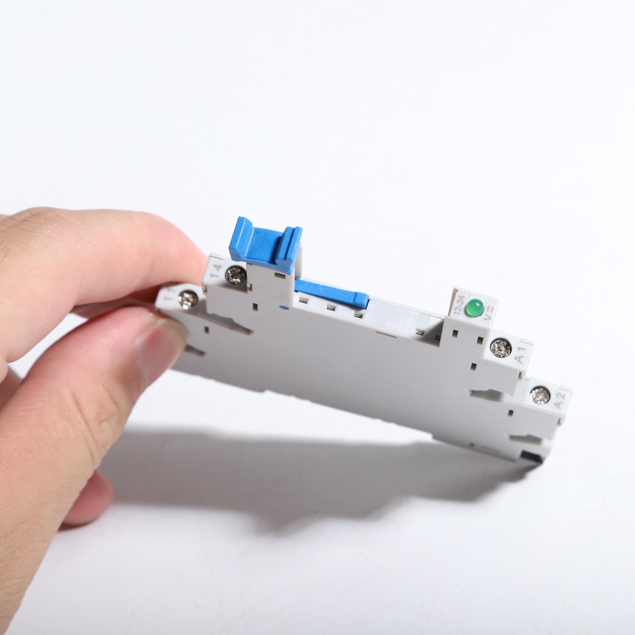 Relé electromagnético de potencia de 24 V, 10 unidades, HF41F/24-ZS 6A | Conector de 5 pines 1NO 1NC SPDT para montaje en carril para control de automatización PLC, mecatrónica, comunicación remota