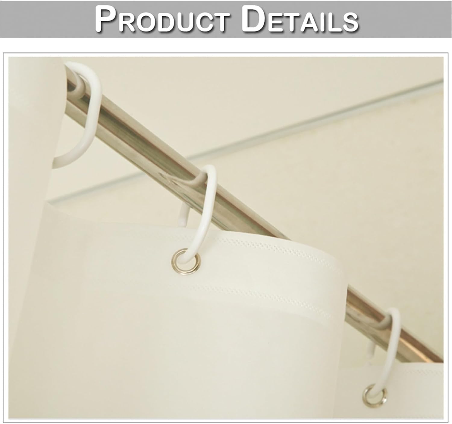 Shower Curtain Liner Strips Bathing Shower Curtain Liner Transparent Curtains with Hooks Waterproof PEVA Bath Home Decor(300x200cm)