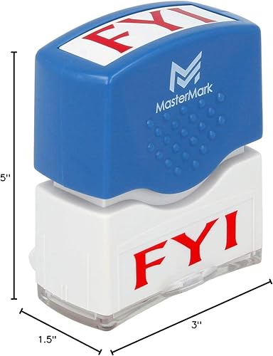 Miniatura 8 de MasterMark Sello FYI - Sello de oficina preentintado prémium MasterMark
