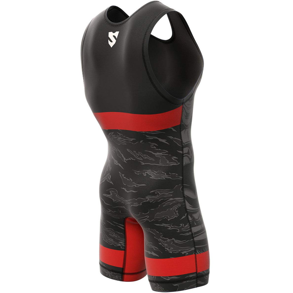 SMMASH Professionali Wrestling Singlet Ragazzo, Body con Elastico per Boy con all'Apertura della Gamba, Traspirante e Leggero, Materiale Antibatterico, Prodotto nell'Unione Europea