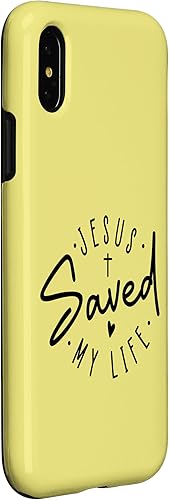 Miniatura 6 de Funda cristiana para iPhone 1212 Pro Jesús salvó mi vida Cristo me ama, oración bíblica