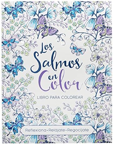 Psalms In Color Bible Verse Coloring Book In Spanish (Spanish Edition)