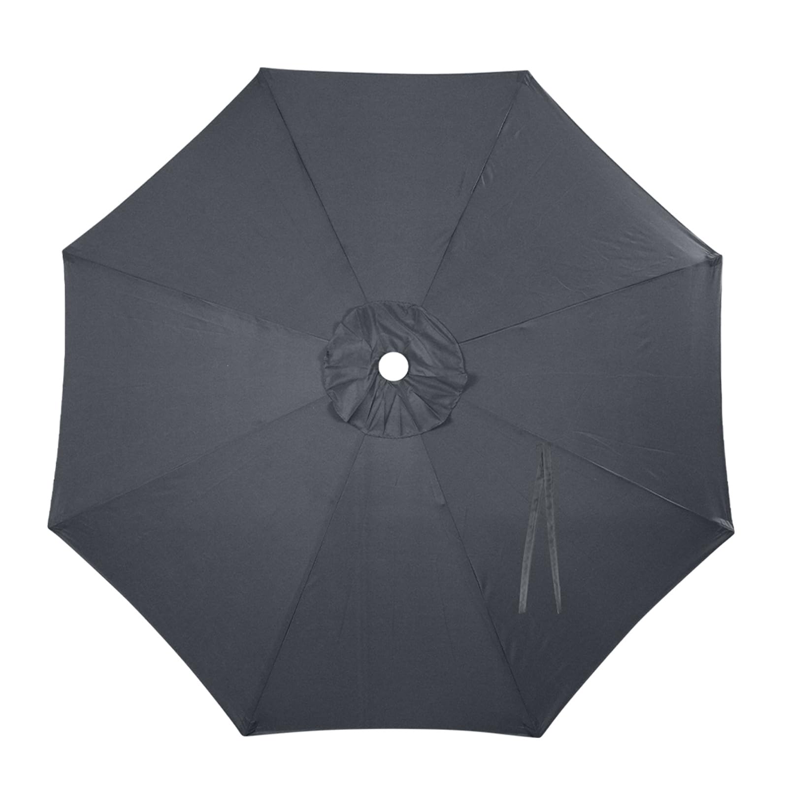 ACESOME Replacement Parasol Canopy, Garden Parasol Covers, 2.7M/3M+6 Arms/8 Arms Replacement Umbrella Top Fabric cover, Sun Parasol Umbrella (Grey, 2m+6 arms)