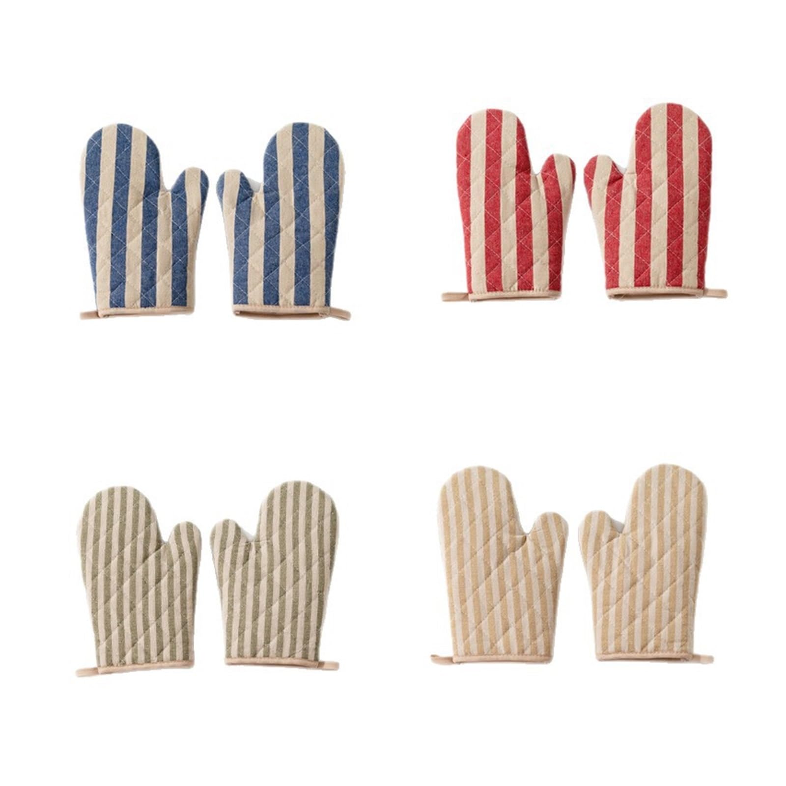 1 Paire De Gants Épais en Coton Et Lin pour Cuisine