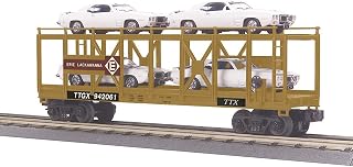 MTH- Erie Lackawanna Auto Carrier w/(4) Pontiac Firebirds
