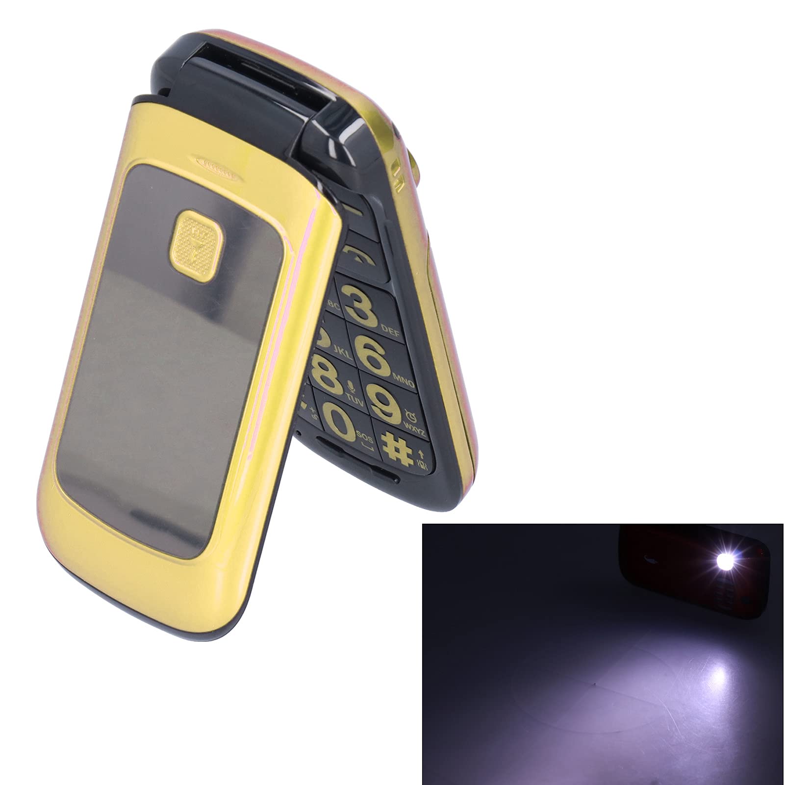 Amazon.com: Flip Phone, Elderly Cell Phone 32+32MB Memory Dual Cards Dual  Standby 2G Mobile Phone Keyboard Phone with 1200mAh Li-ion Battery  Capacity, Gifts for Seniors(Gold) : Cell Phones & Accessories