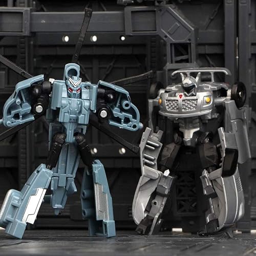 Miniatura 3 de 6 figuras de acción de autos convertibles en robots, para niños de 5 a 12 años