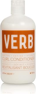 Verb Curl Conditioner, Vegan Anti-Frizz Curl Defining Conditioner Deeply Nourishes and Repairs Damaged Hair
