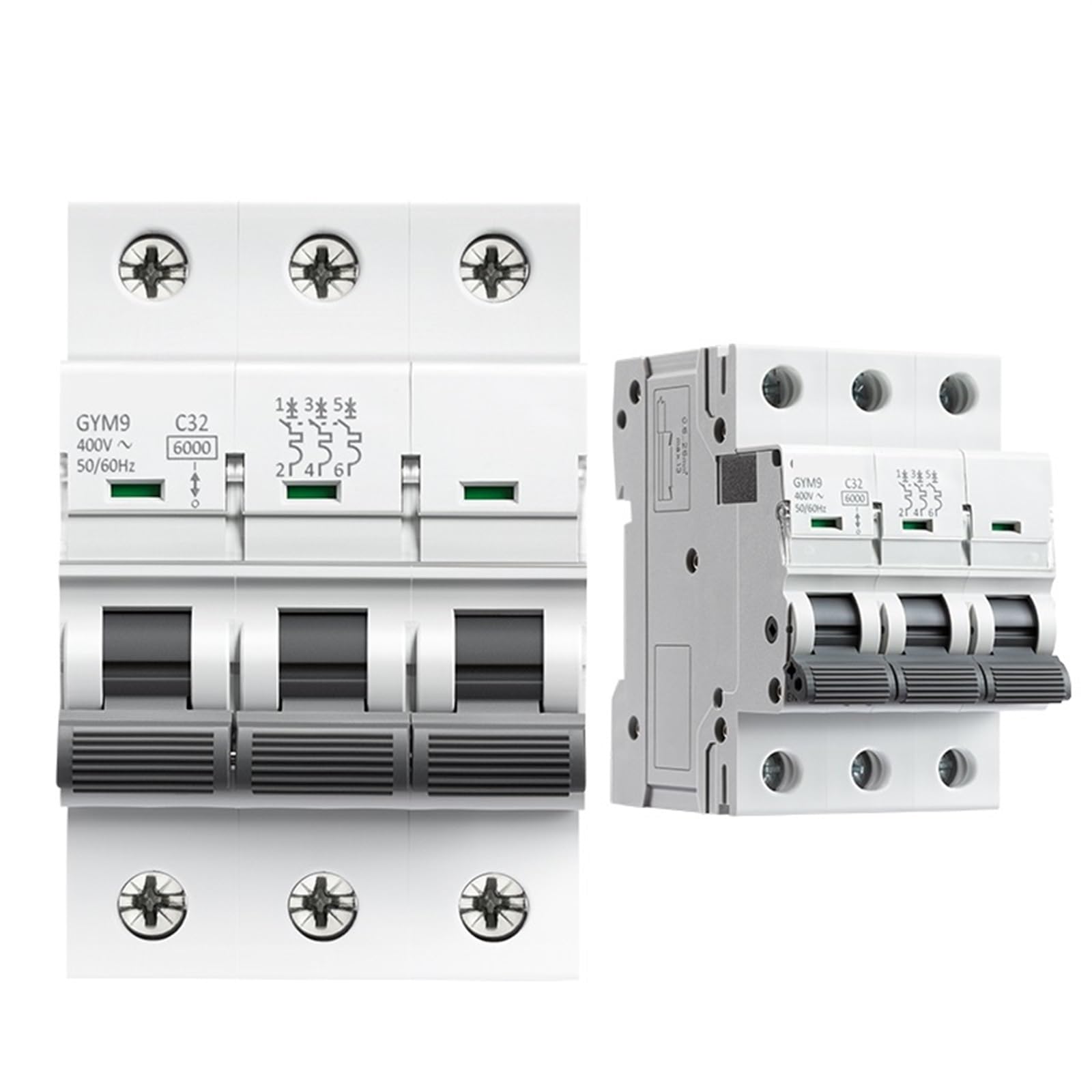 Interruttore automatico su guida Din GYM9 3P 6KA Mini Disyuntor 6A 10A 16A 20A 25A 32A 40A 50A 63A Tipo CA MCB 400V(63A)