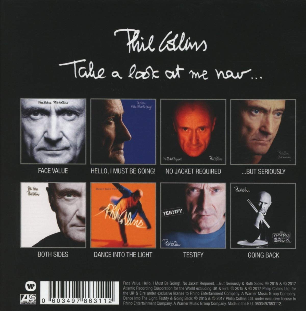 Phil Collins - Take A look At Me Now... The Complete Studio Collection (Box) (8 CD)