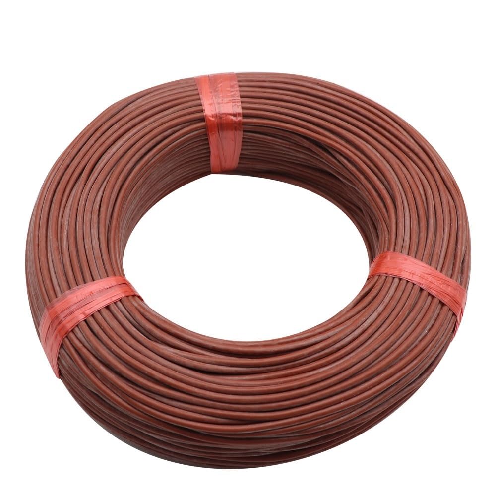izolowany kabel z włókna węglowego 100 metrów podczerwonego kabla grzewczego podłogowego 33ohm/m Elektryczny przewód grzewczy węglowy 3,0 mm