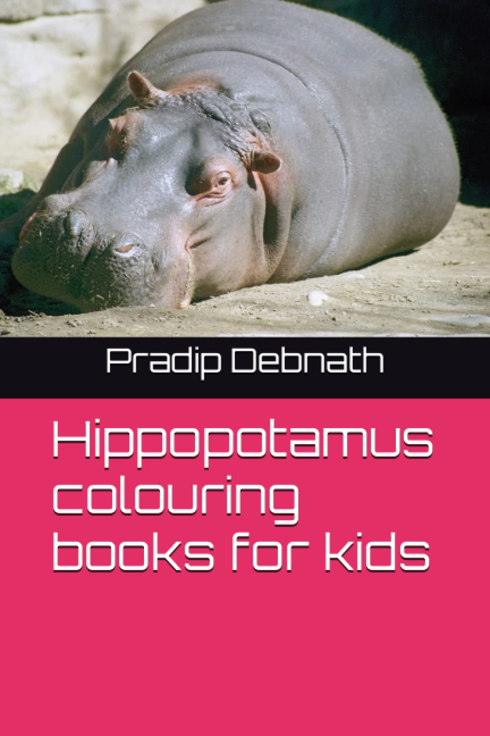 Independently published Hippopotamus colouring books for kids