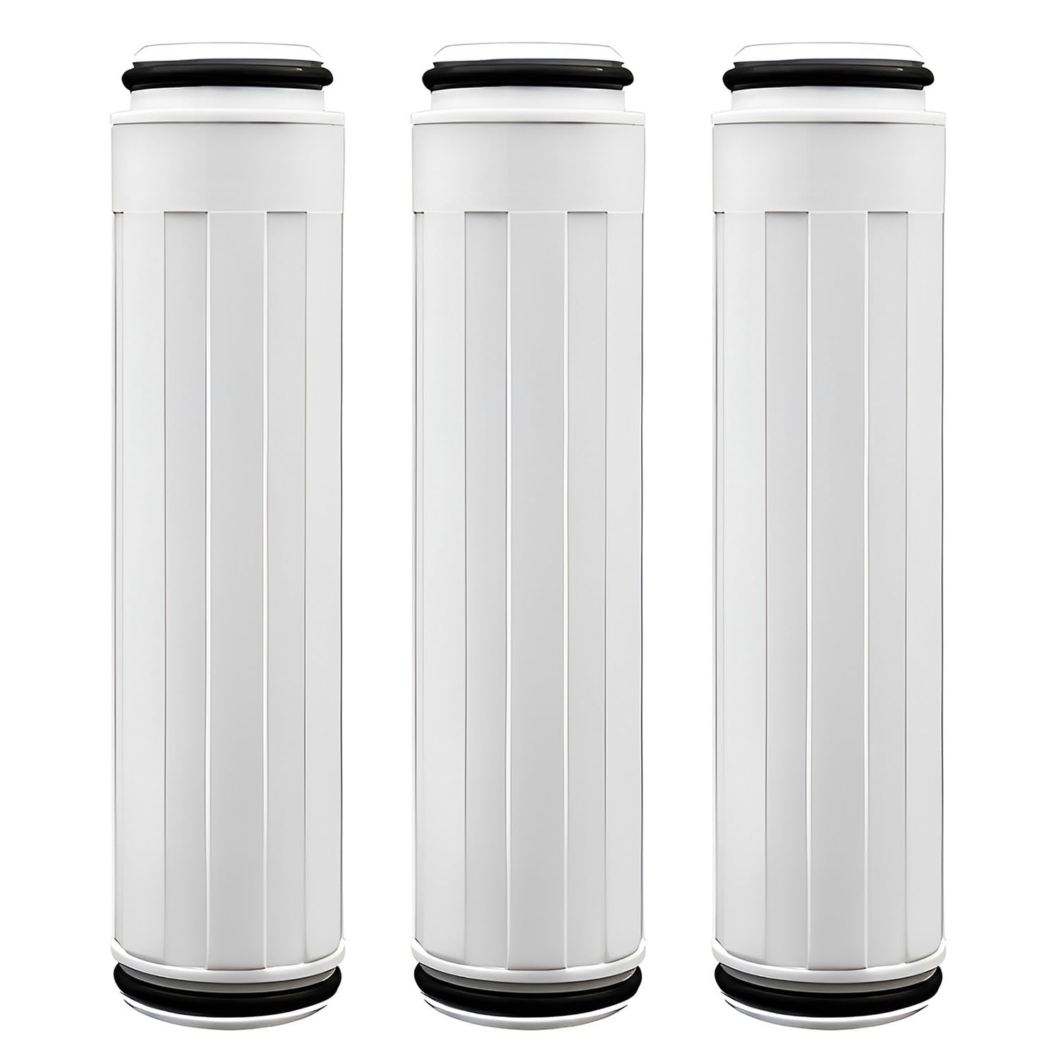 Slirceods Multi-Stage Shower Filter Replacement - Compatible with FEELSO High-Pressure 3-Spray Showerhead, 15-Stage Filtration (3-Pack)