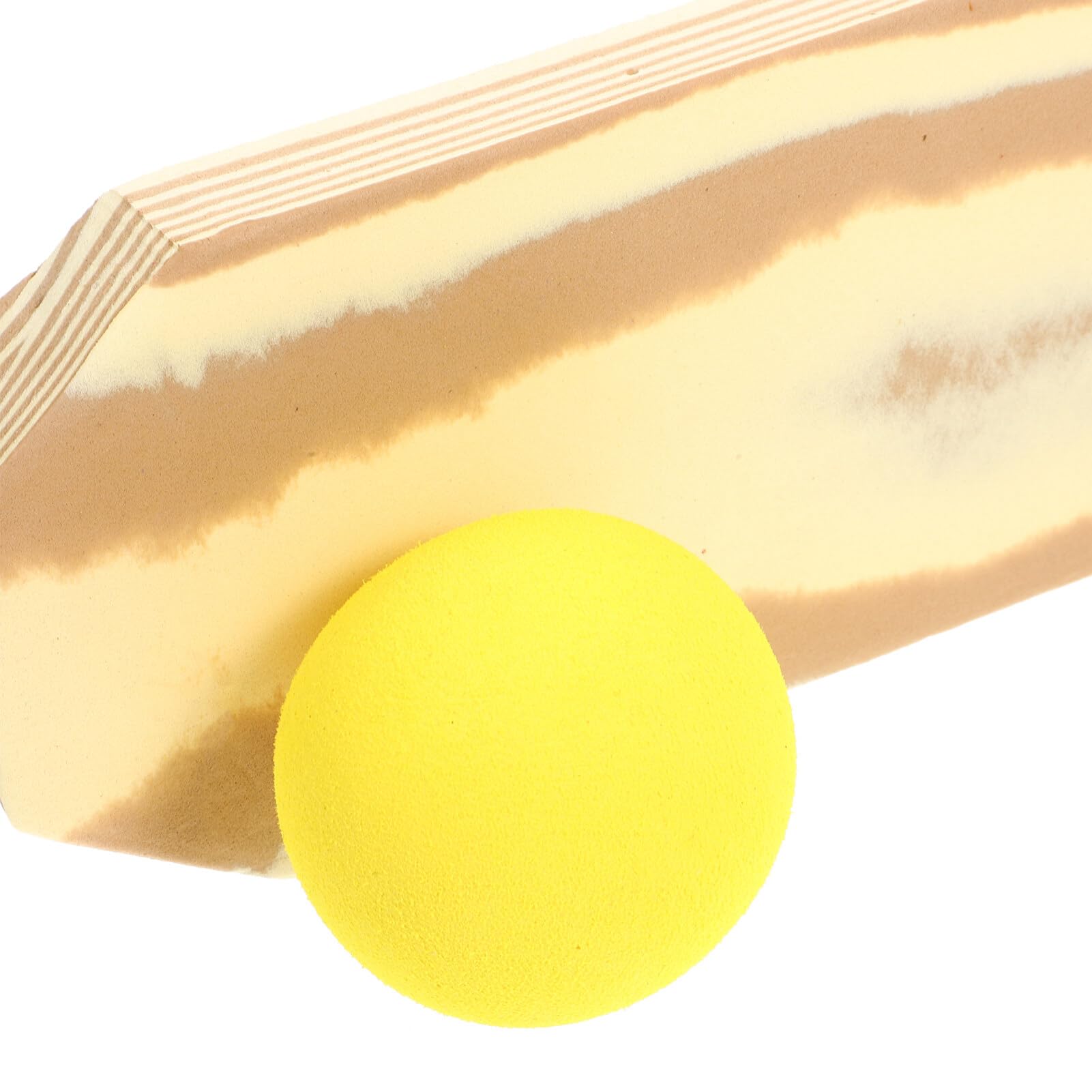 Mipcase Batte De Cricket : Jeu De Cricket Interactif Batte De Cricket Rembourrée en Mousse Balles D'intérieur Jouet pour La Maison La Plage Le Jardin (avec Ballon).