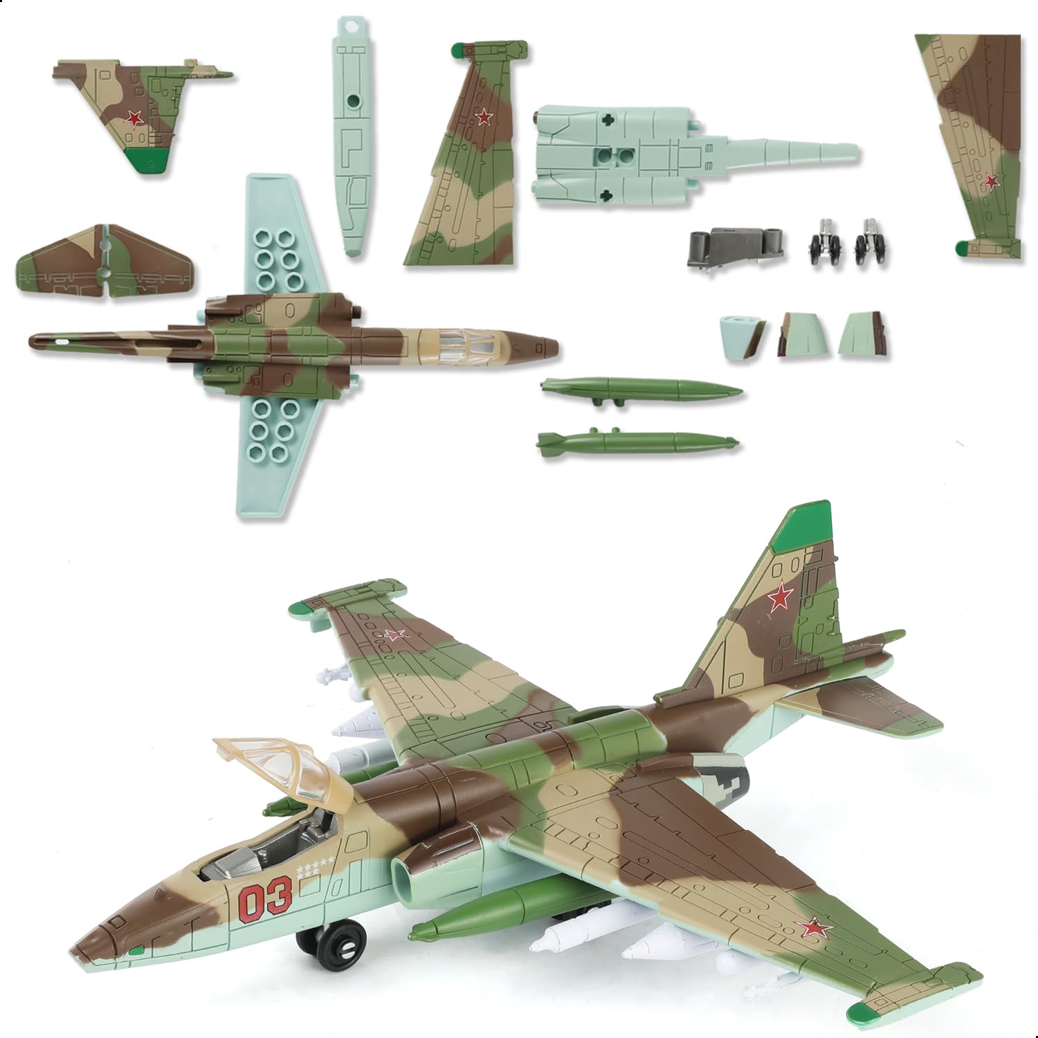 Amazon.com: SEBUNAS 1:72 Scale SU-25 Frogfoot Highly Detailed