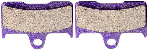 SCITOO FA344 Pastillas de freno para Yamaha Grizzly 660 2002 2003 2004 2005 2006 2007 2008 Pastillas de freno traseras de fibra de carbono