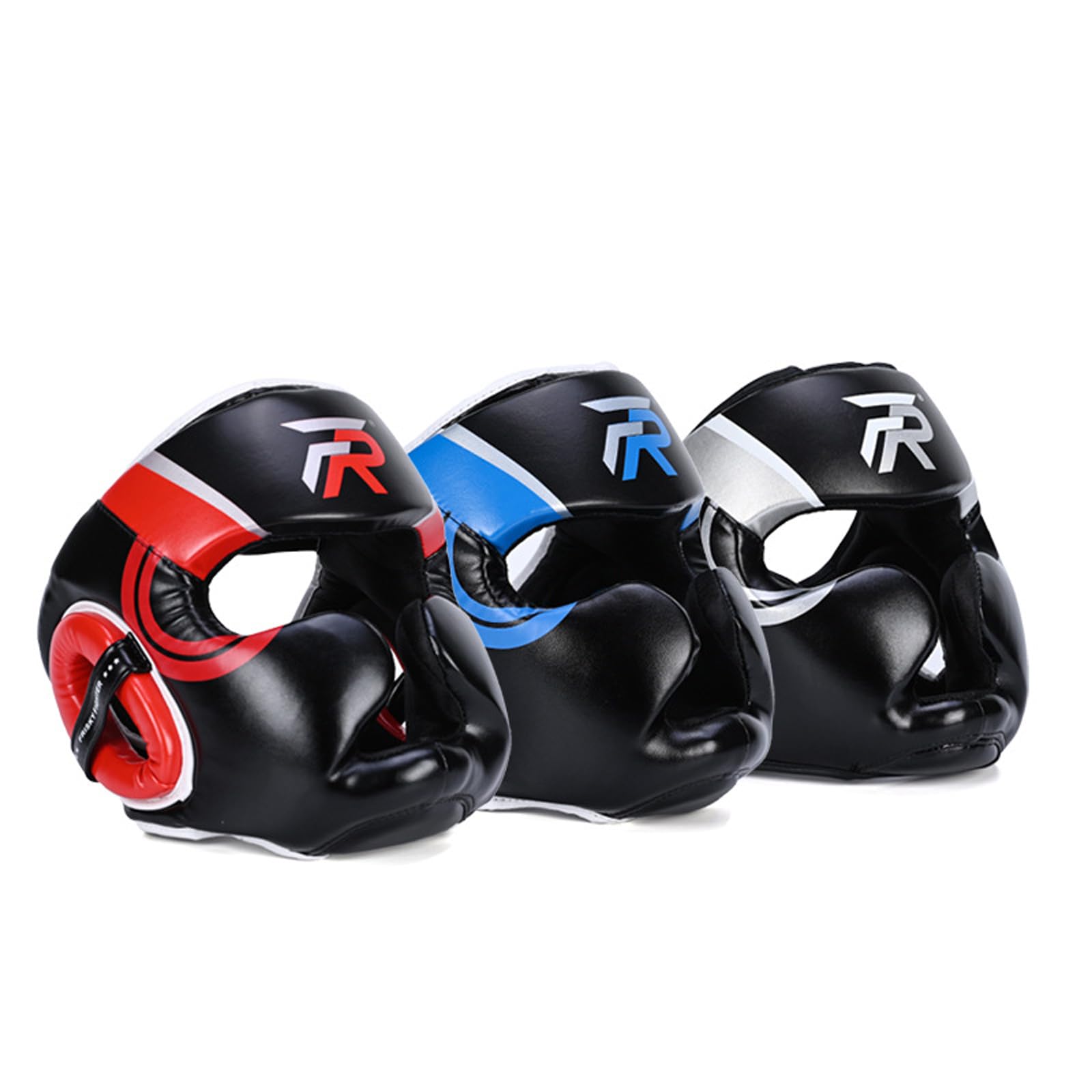 Casco Boxe,Casco da Boxe,Taekwondo Headgear,Professionale Pugilato Protezione Casco,Training Helmet,Casco da Boxe per Sparring,Kickboxing Copricapo Fighting Formazione,per Boxe