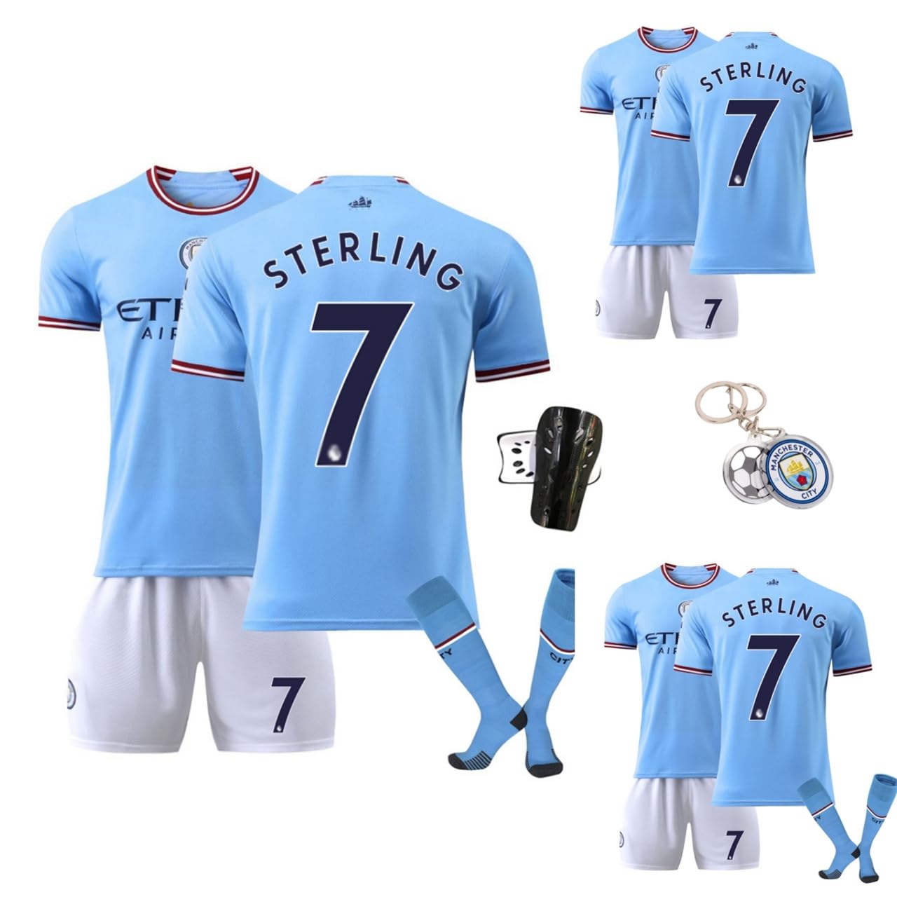 【おまけ付き】マンチェスターシティ　スターリング#7 ユニフォーム Amazon.co.jp: [SPINING] マンシティユニフォーム 7番 ラヒーム