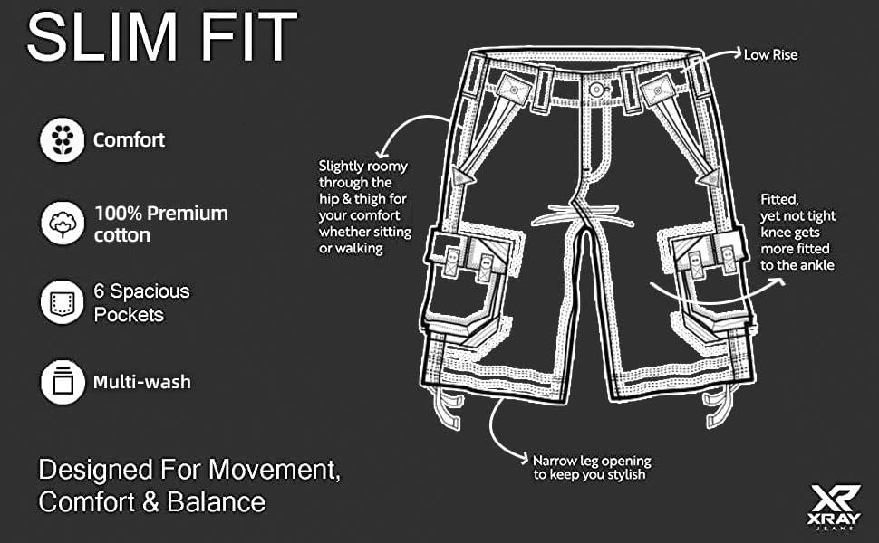 X RAY Mens Cargo Shorts Camo & Solid Colors 12.5" Inseam Knee Length Classic Fit Multi Pocket (Big and Tall Shorts for Men), Double Stitch Brown Camo, 36 - Image 8