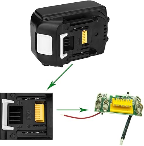 Miniatura 6 de Funda de plástico de repuesto para batería Makita 18V BL1830 BL1840 BL1850 LXT400 PCB Reemplazo de placa de circuito sin celdas incluidas 3A 4A 5A