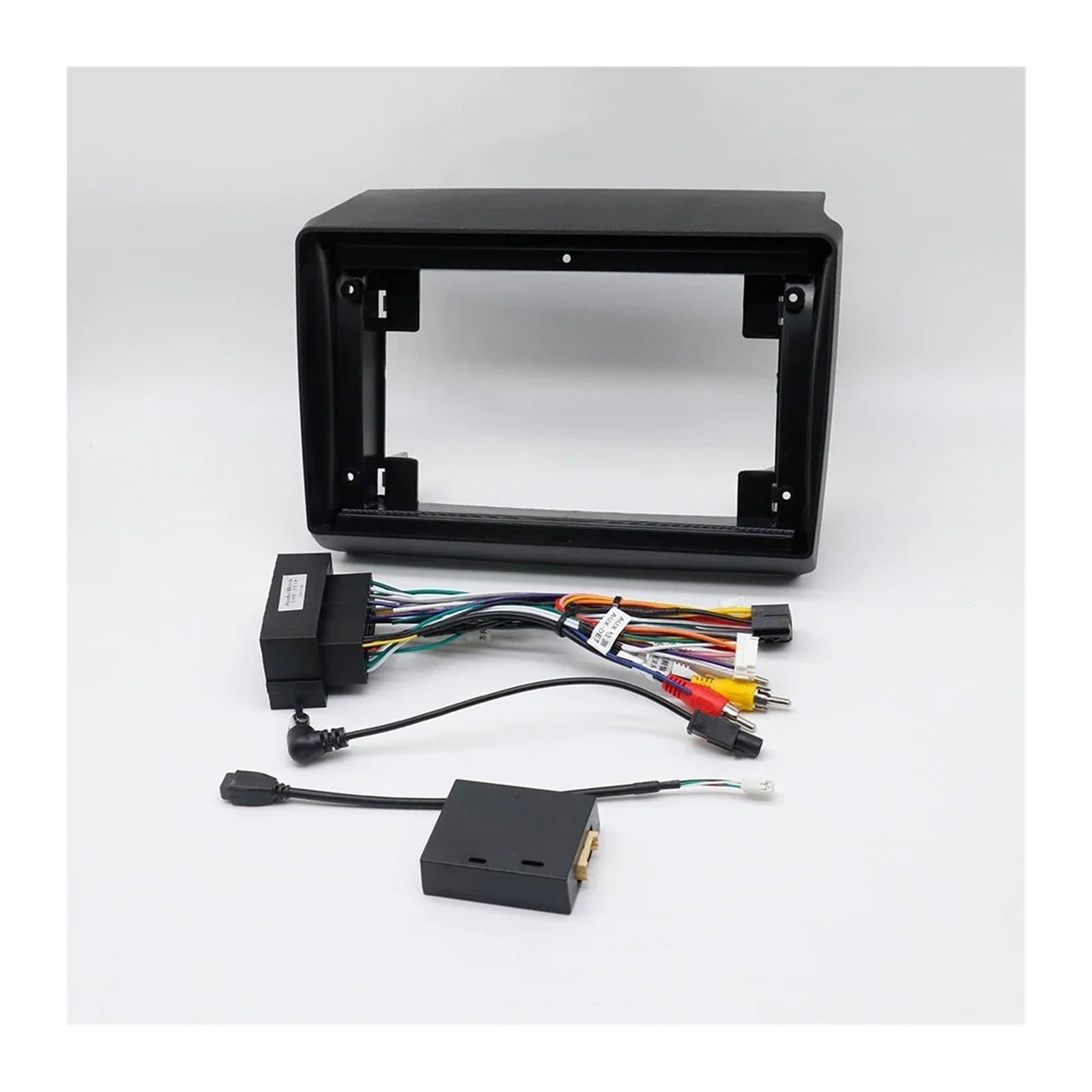 JKELPV Car Radio Frame Kit Fit For Fiat Ducato Fit For Citroen Jumper 2011+ 9 Inch Adapter Canbus Dash Fitting Car Fascias Frame Radio adapter(Frame Cable Canbus)