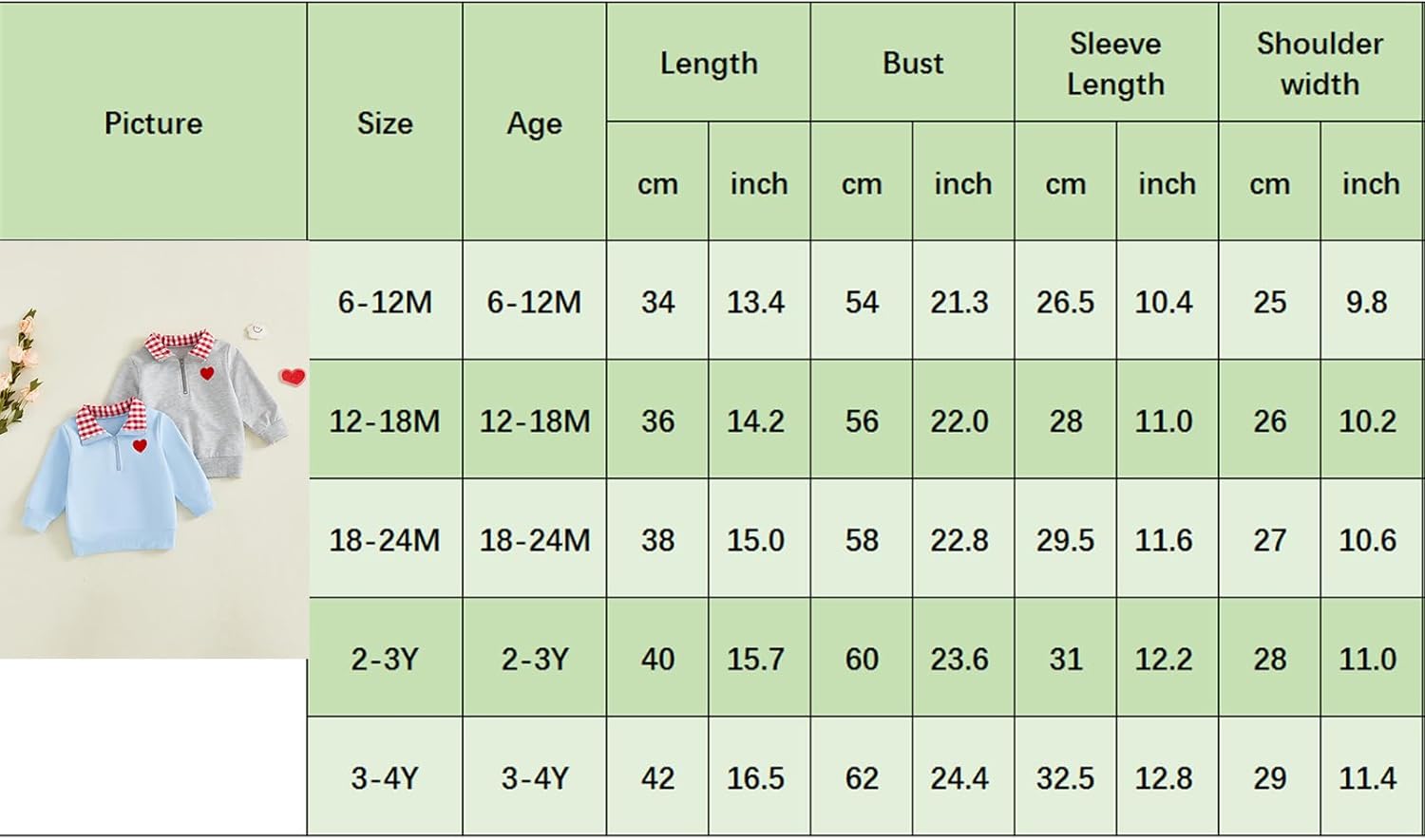 Toddler Boy Girl Valentines Day Outfit Heart Embroidery Sweatshirt Lapel Neck Pullover Shirt Top Kids Spring Clothes - Image 7