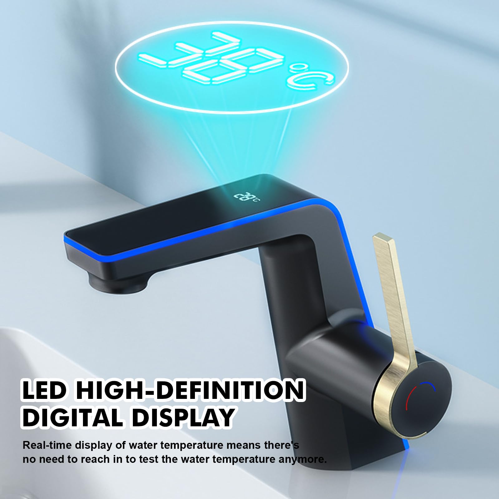 Bateria łazienkowa z wyświetlaczem temperatury LED, bateria łazienkowa bateria łazienkowa jednouchwytowa bateria łazienkowa bateria łazienkowa bateria łazienkowa bateria łazienkowa bateria łazienkowa