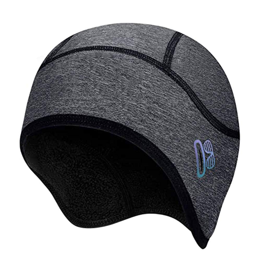PcleasureCD Skull Cap Helmet Liner with Gl Holes, Winter Thermal Cycling Cap for Men Women