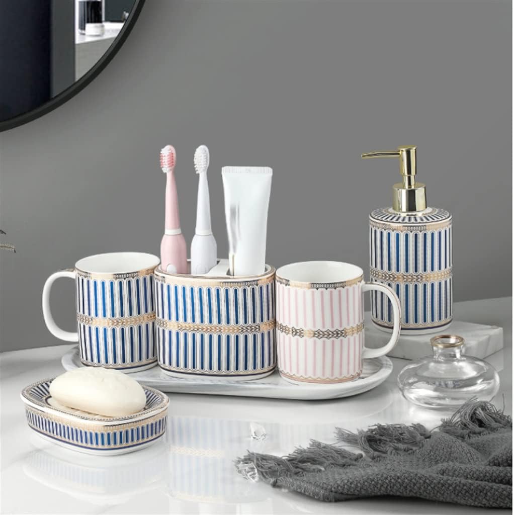 Ceramic Wash Cup Home Bathroom Brushing Set Couple Mouthwash Tooth Cylinder