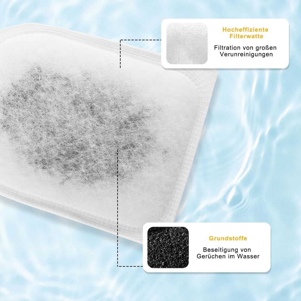 Editbar Pack of 10 Filter Pads for Tetra EasyCrystal Filter Pack C600, Filter Bags with 4-Layer Filtration Technology - Image 3