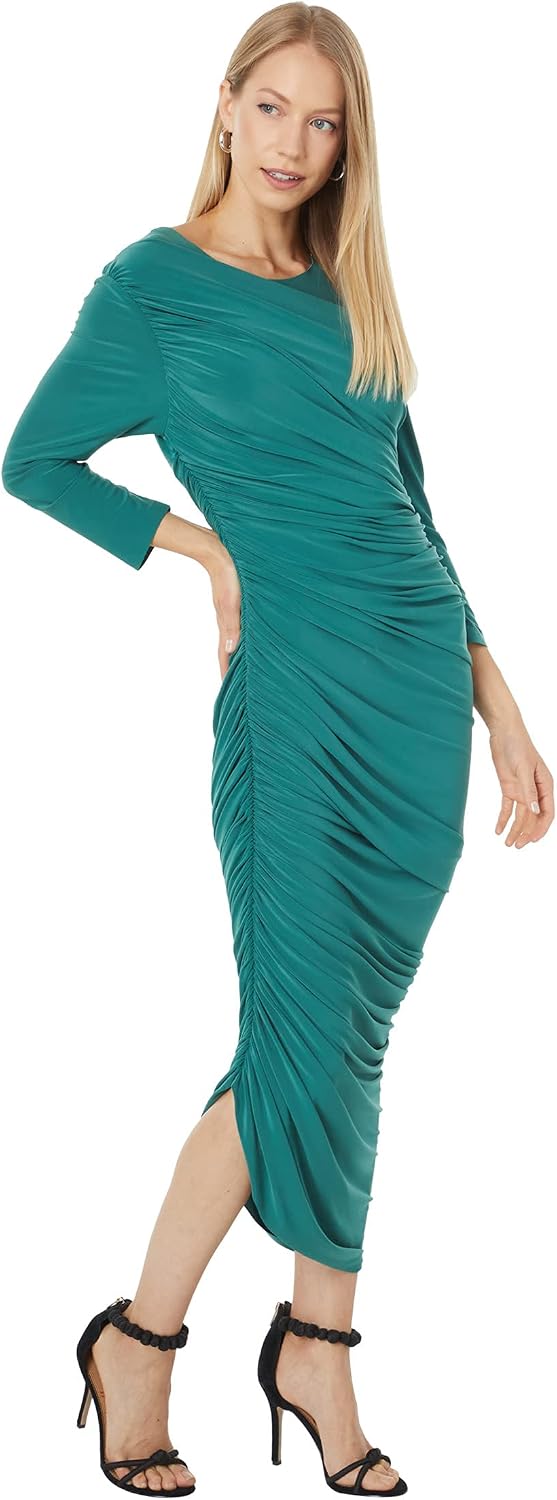 Norma Kamali Long Sleeve Diana Gown