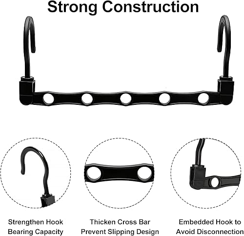Miniatura 2 de Paquete de 2 organizadores de armario y almacenamiento, perchas mágicas que ahorran espacio para la ropa, organizador más cercano para la
