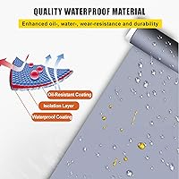 Vista 2 de White Black Ink Painting Blackout Blinds, 100% UV Protection Fabric Window Shades, Thermal Insulated Blackout Roller Blind, for Home and Office