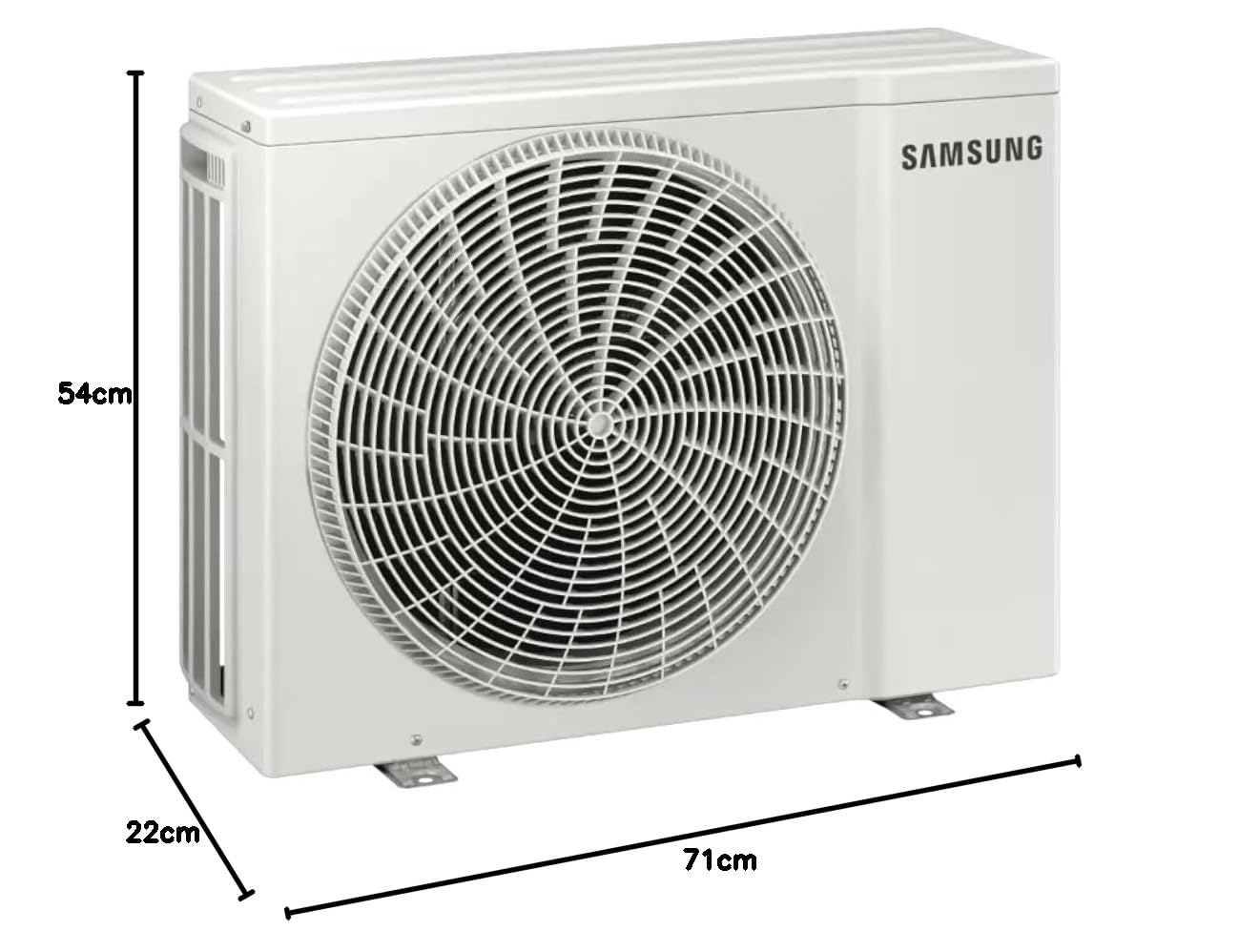 Samsung WindFree Comfort S2, Climatizzatore Monosplit in Pompa di Calore, 9000 BTU, SmartThings e AI, WiFi, GAS R32, AR60F09C1AWNEU+AR60F09C1AWXEU, [Efficienza energetica A++/A++]