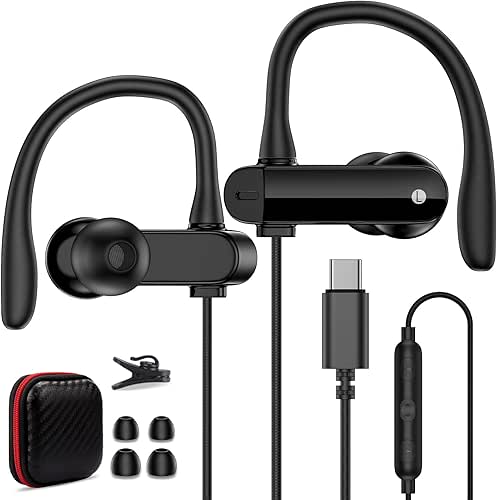 USB C Earbuds Wired Over Ear Headphones for iPhone 17