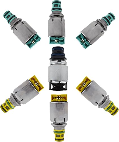 labwork Juego de 7 solenoides de transmisión automática de válvula de cambio de transmisión 6T45E de repuesto para Pontiac Buick Chevrolet