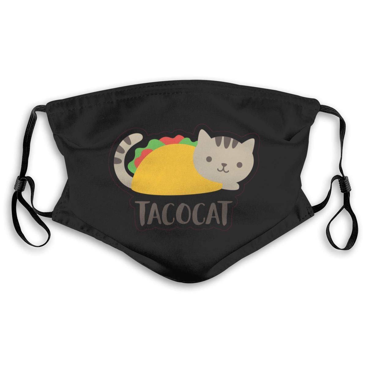 Cute Taco Cat Unisex Anti-Pollution Mask Dust Mask with Filter Mask