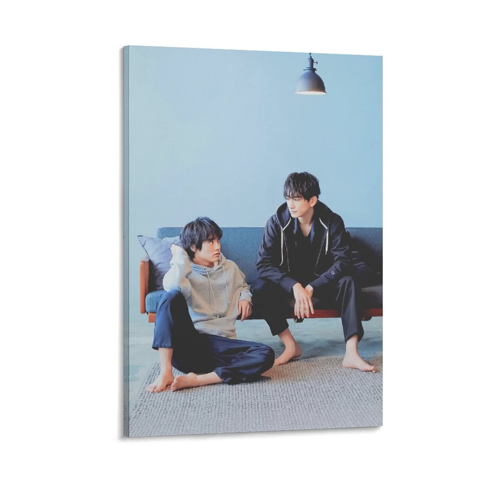 Amazon.co.jp: 赤楚衛二 町田啓太 座って ポスター キャンバス 