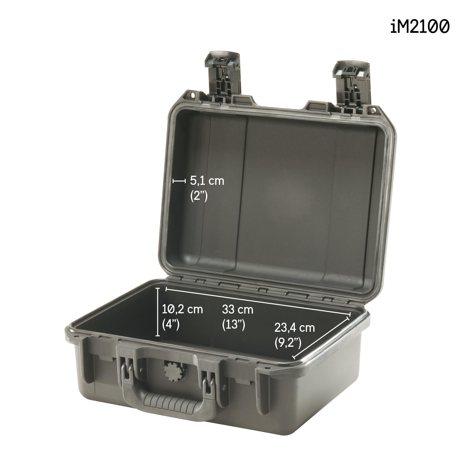 PELI Storm IM2100 Scatola Impermeabile per foto e Video, 17L Capacità, Prodotto in USA, Con inserto in Schiuma Personalizzabile, Colore 12L