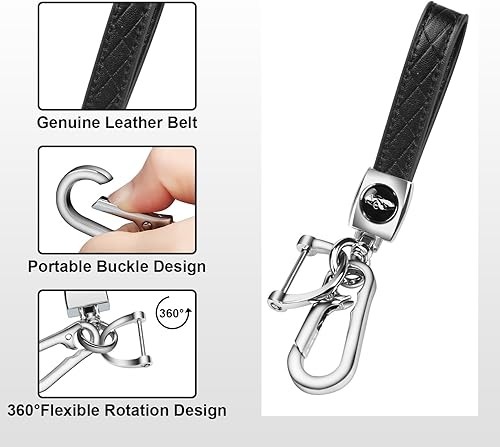 Miniatura 6 de Funda para Llavero de Land Rover con Llavero, Carcasa Protectora de Llave de Coche de 5 Botones para  Range Rover Evoque Sport Velar  Land Rover